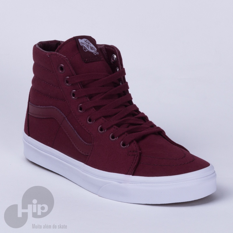 Tnis Vans Sk8-Hi Mono Canvas Vinho