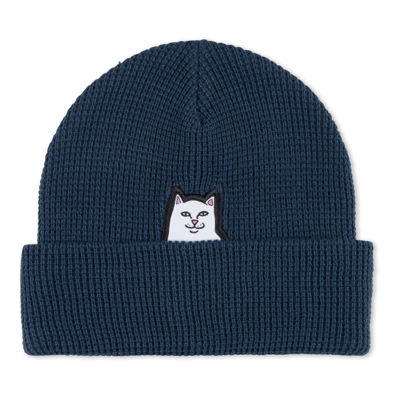 Touca Ripndip Lord Nermal Waffle Knit Azul