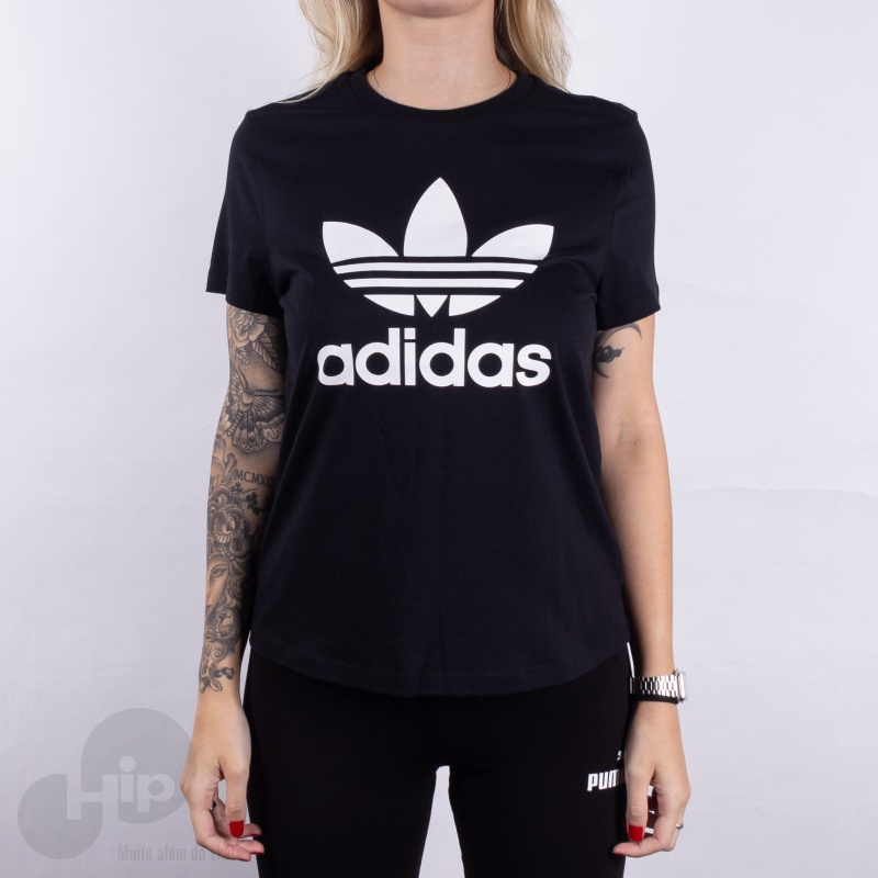 Baby Look Adidas Fm3311 Preta