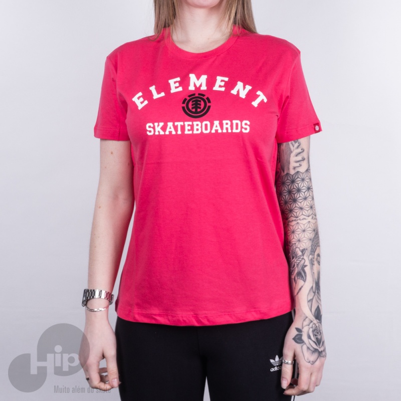 Baby Look Element Skate Essential Rosa