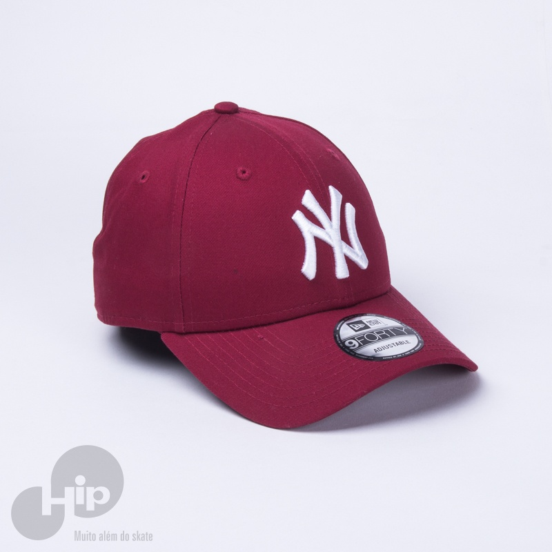 Bon New Era New York Yankees White On Cardinal Vinho