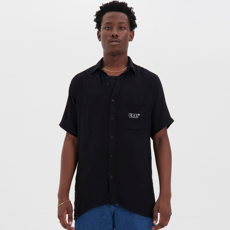 Camisa Baw Over Bawbble Letter Preto