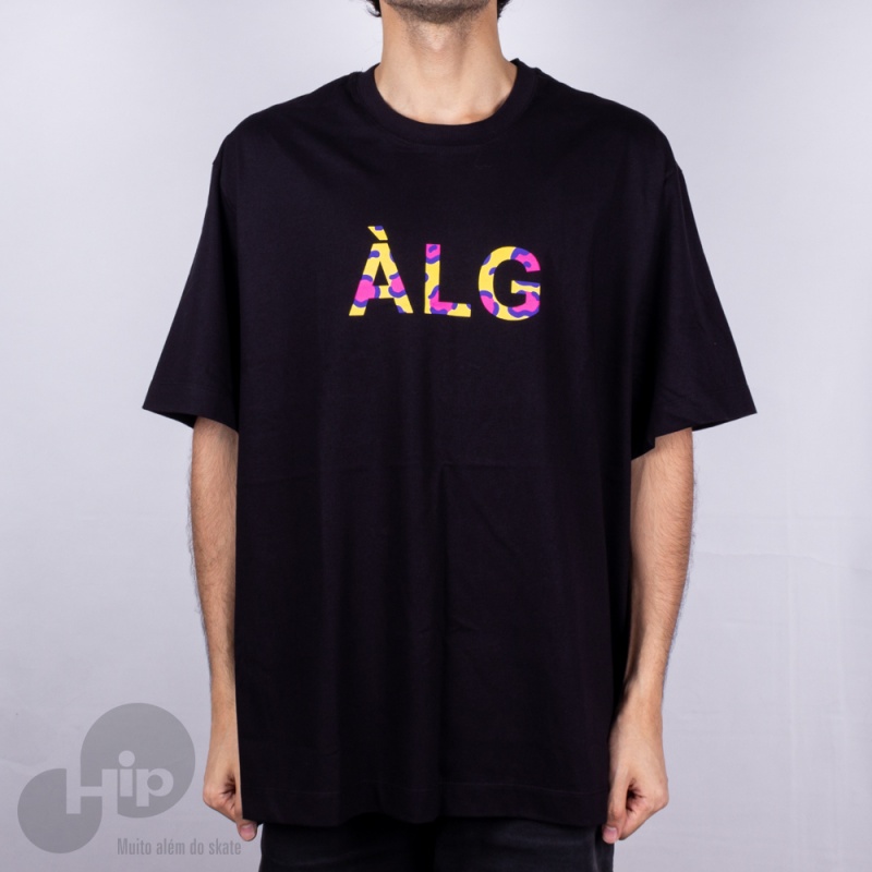 Camiseta Alg Oversized Preta