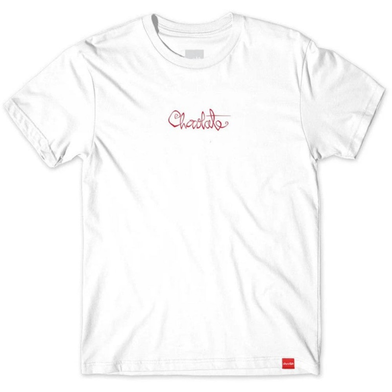 Camiseta Chocolate Script Branco