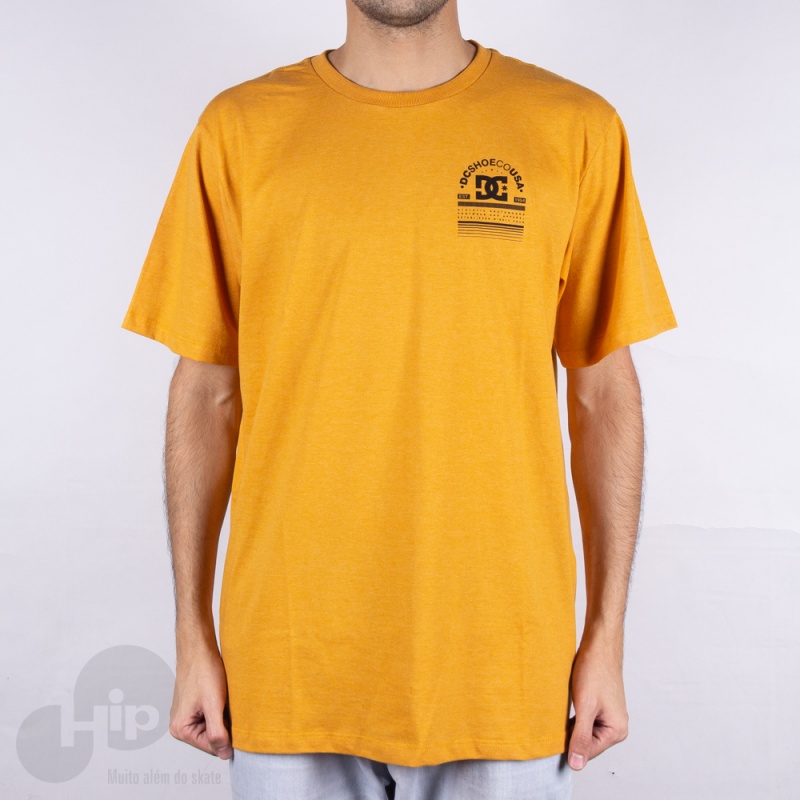 Camiseta Dc Shoes Arch Amarela