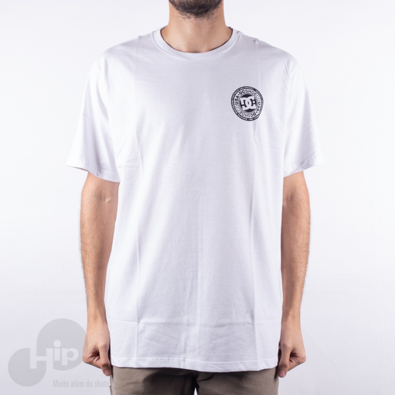 Camiseta Dc Shoes Circle Star Fb Branca