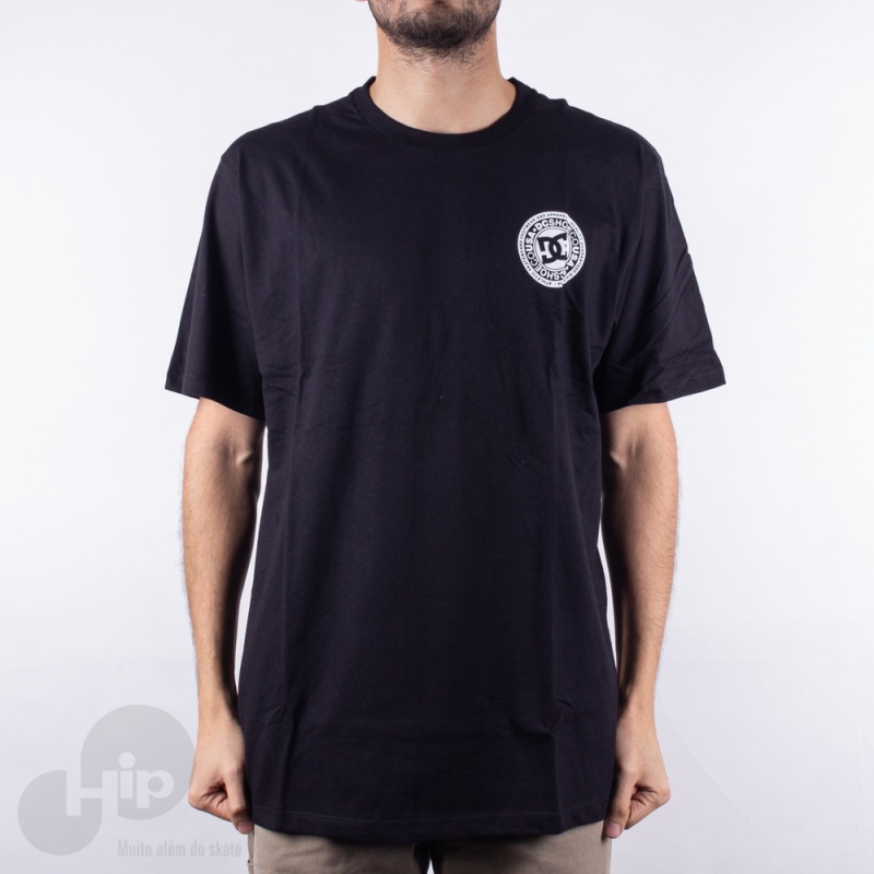 Camiseta Dc Shoes Circle Star Fb Preta