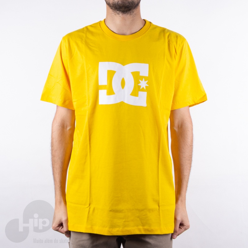 Camiseta Dc Shoes Star Color Amarela