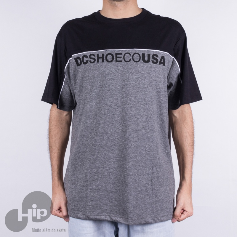 Camiseta Dc Shoes Wright Cinza Escuro