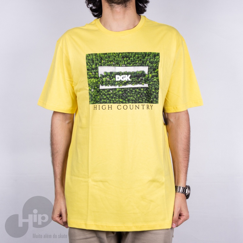 Camiseta Dgk High Country Amarela