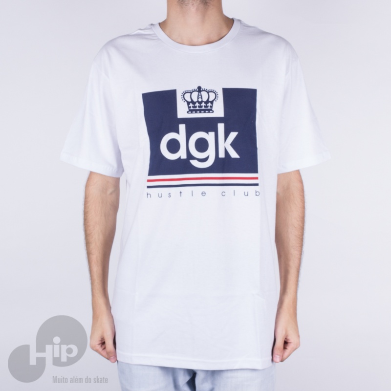 Camiseta Dgk Hustle Club Branca