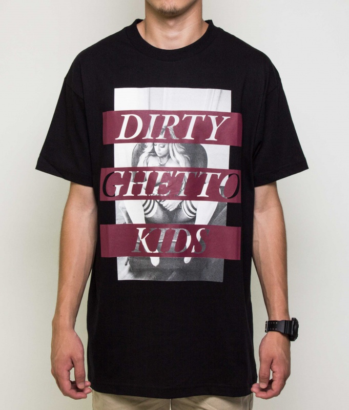 Camiseta Dgk Lounge Preta