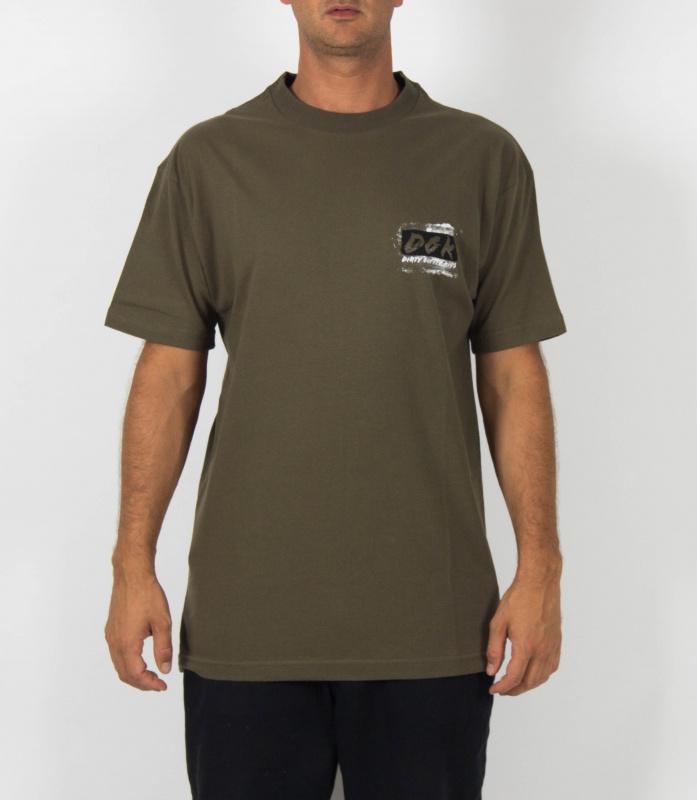 Camiseta Dgk Love Of The Streets Verde Militar