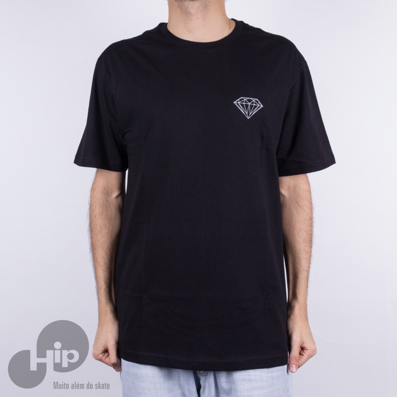 Camiseta Diamond Brilliant Preta Loja HIP