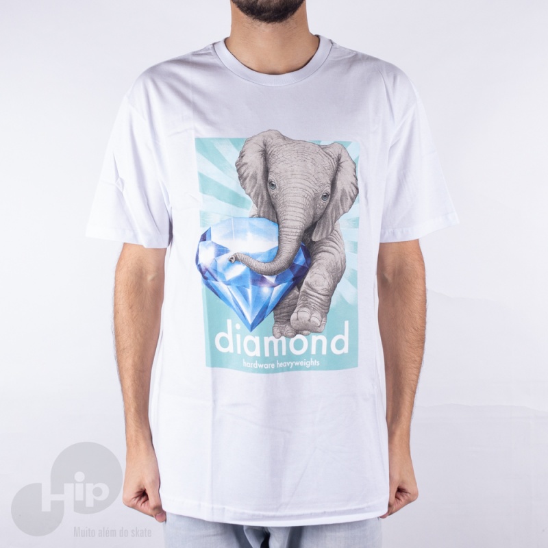 Camiseta Diamond Endagered Branca