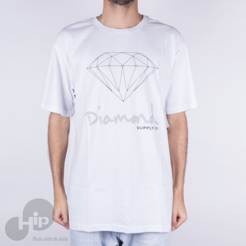 Camiseta Diamond Og Sign Branca