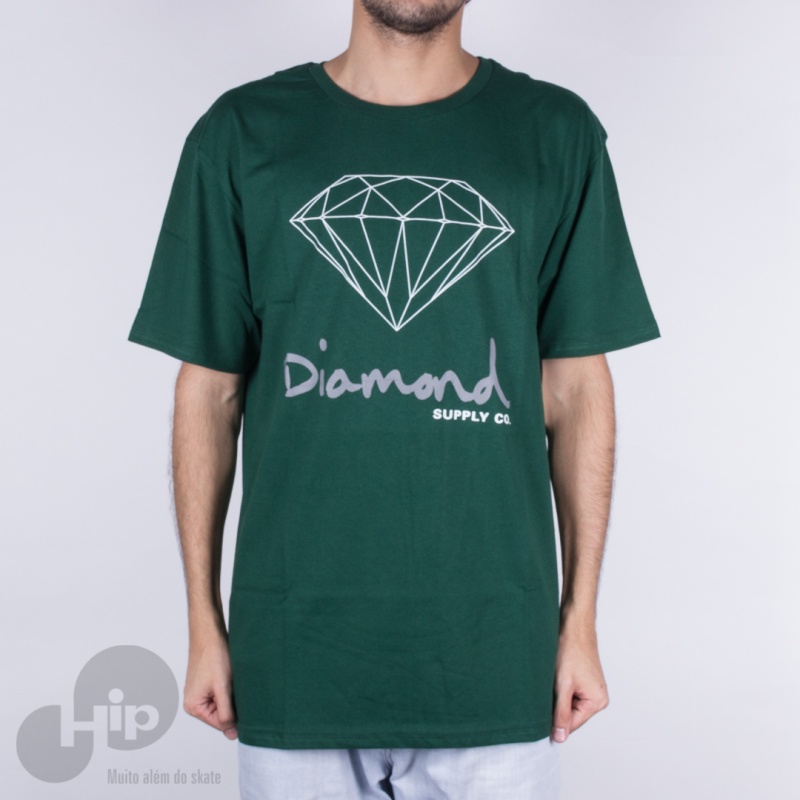 Camiseta Diamond Og Sign Verde