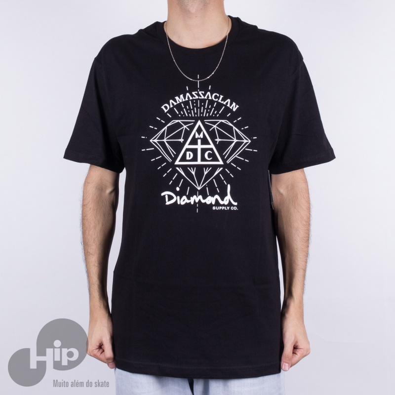 Camiseta Diamond X Damassaclan 1 Preta