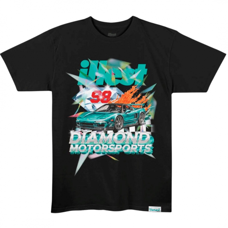 Camiseta Diamond x Illest Motorsports Preto