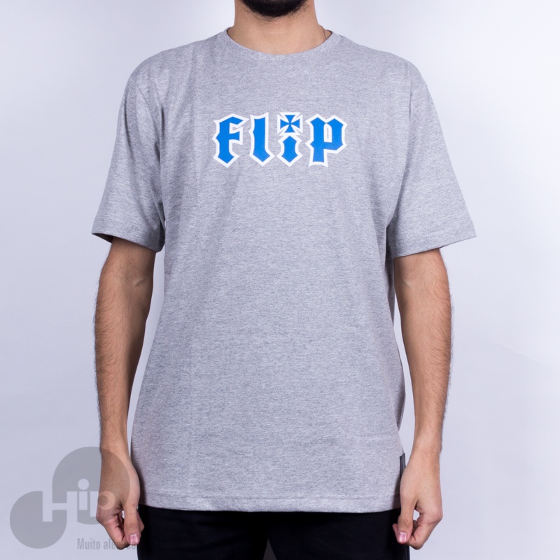 Camiseta Flip HKD Cinza Claro