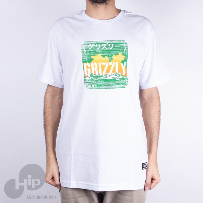 Camiseta Grizzly Eastern Mountains Branca