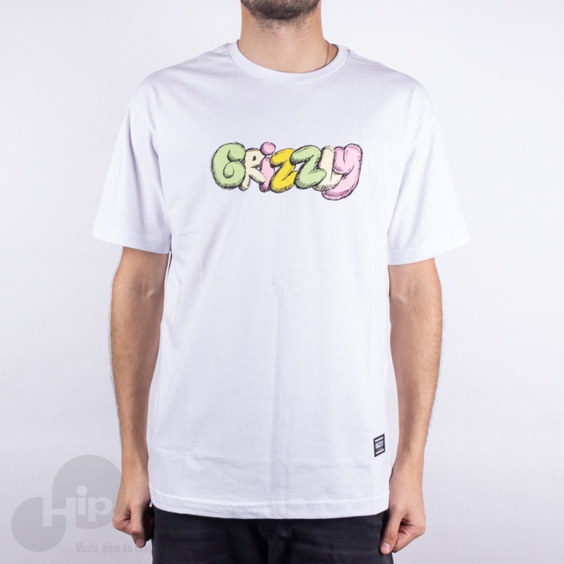 Camiseta Grizzly Fuzzy Branca