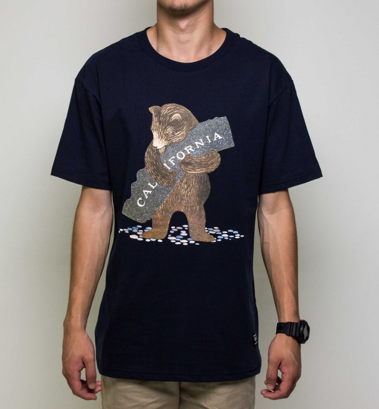 Camiseta Grizzly Loves Cali Azul