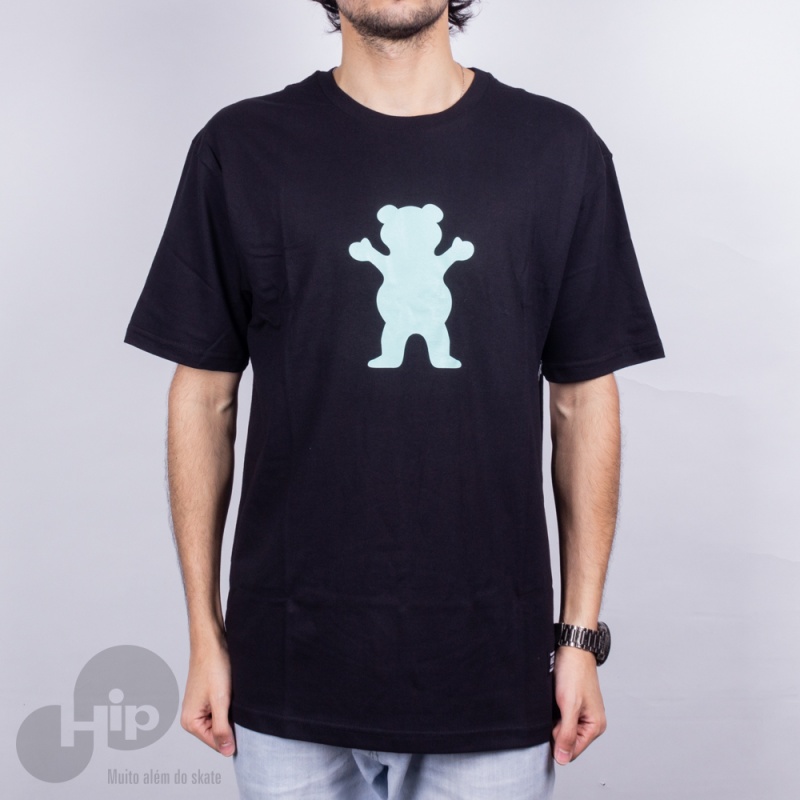 Camiseta Grizzly Og Bear Large Preta