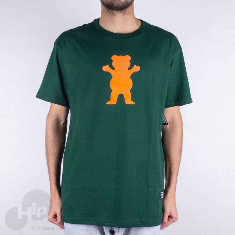 Camiseta Grizzly Og Bear Verde