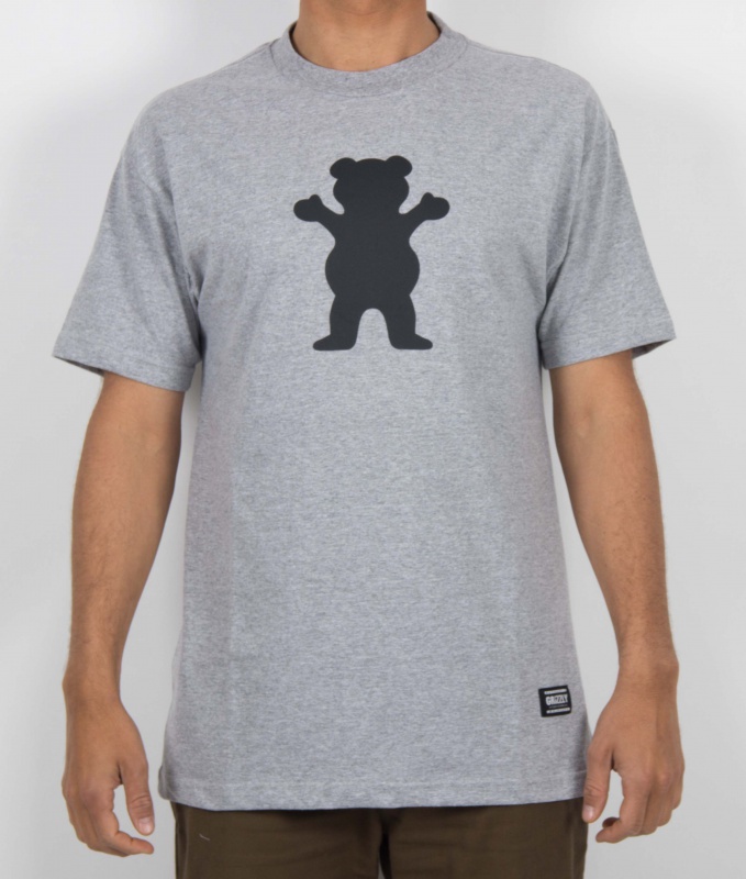 Camiseta Grizzly OG Bear Cinza