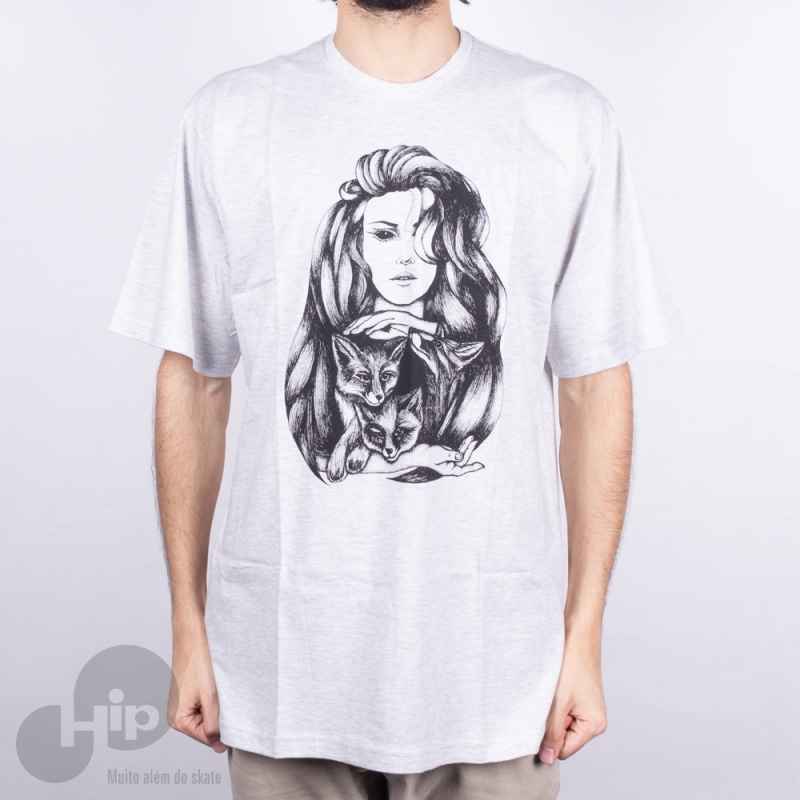 Camiseta Hocks Pa Nicole Cinza Claro