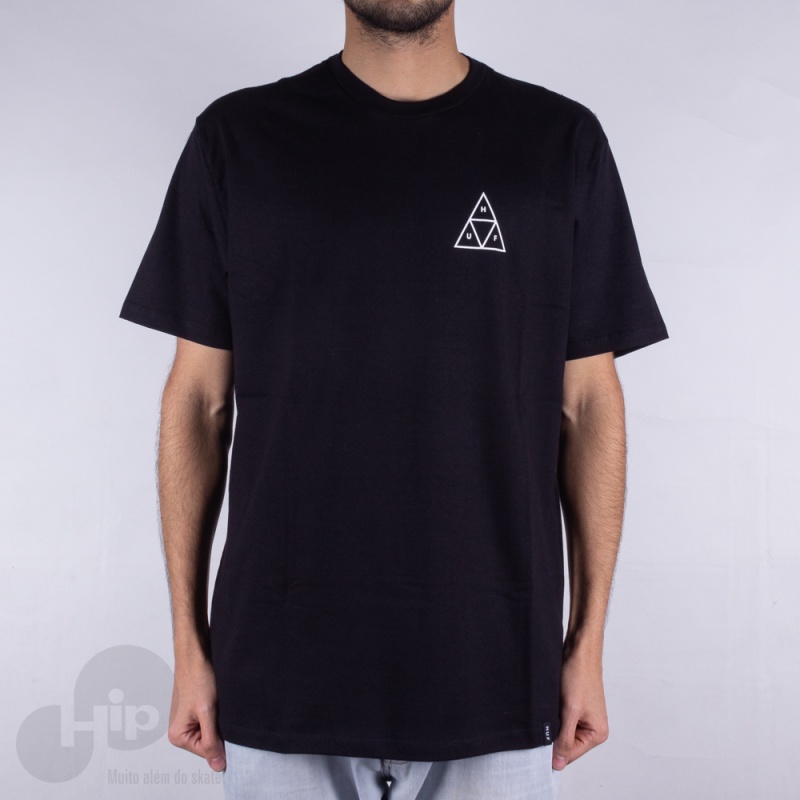 Camiseta Huf Essentials Tt Preta