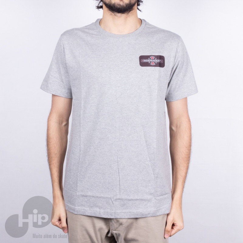 Camiseta Independent Andrew Reynolds Cinza Claro