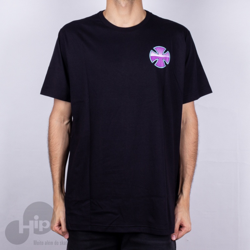 Camiseta Independent Purple Chrome Preta