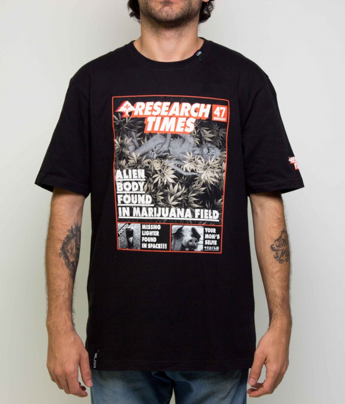 Camiseta Lrg Tabloid Preta