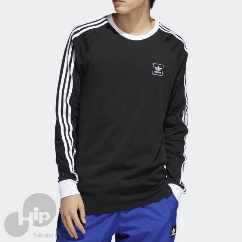 camiseta manga longa masculina adidas