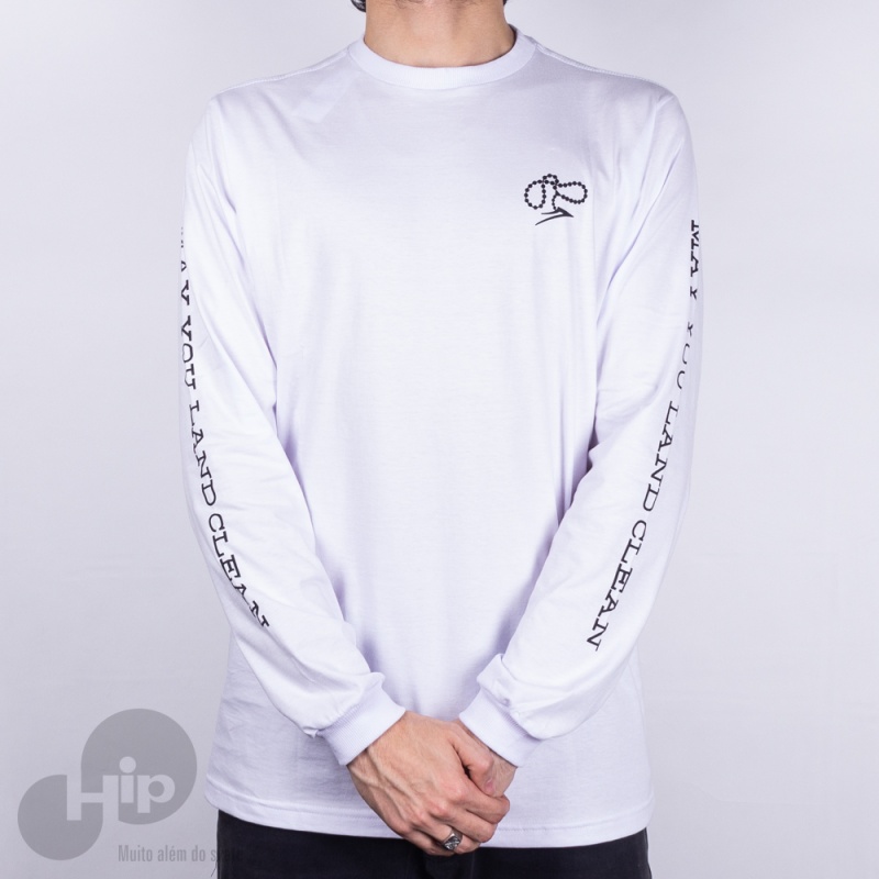 Camiseta Manga Longa Lakai Blessing Branca
