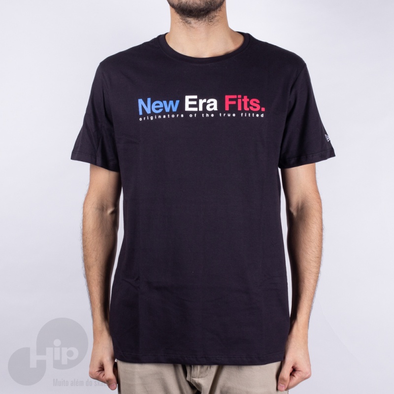 Camiseta New Era Ne Core Nef Preta