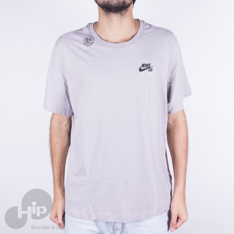 Camiseta Nike Sb Air Cinza Claro