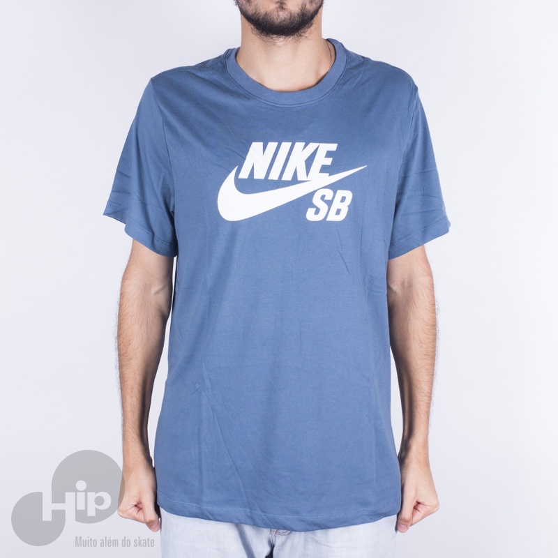 Camiseta Nike Sb Dri-Fit Azul Claro