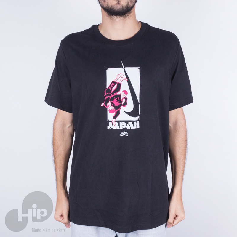 Camiseta Nike Sb Dri-Fit Karate Preta