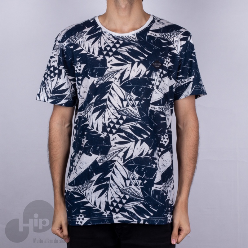 Camiseta Rip Curl Blue Highway Branca