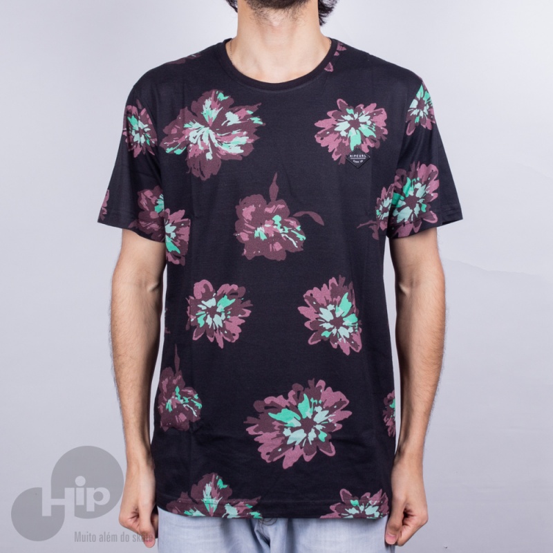 Camiseta Rip Curl Conner Flyer Preta