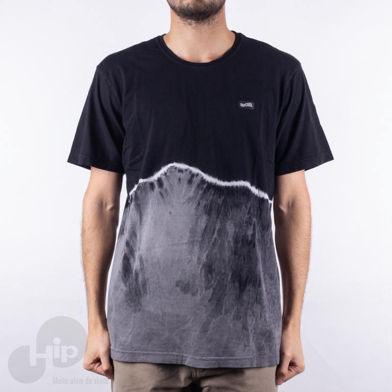 Camiseta Rip Curl Grateful Dye Preta