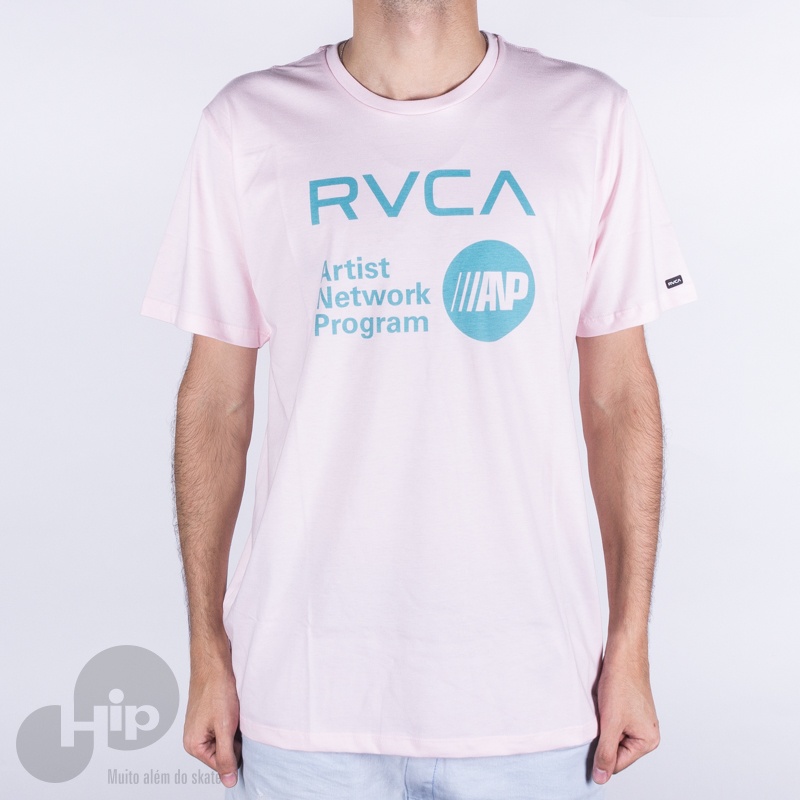 Camiseta Rvca Artist Network Program Rosa