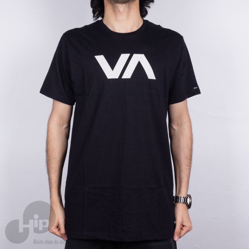 Camiseta Rvca Va Preta