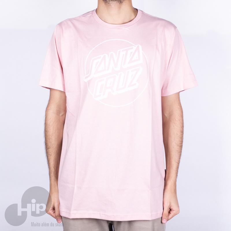 Camiseta Santa Cruz Opus Dot Rosa