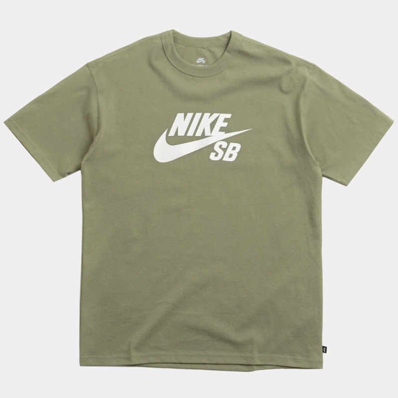 Camiseta Nike Sb Logo Verde