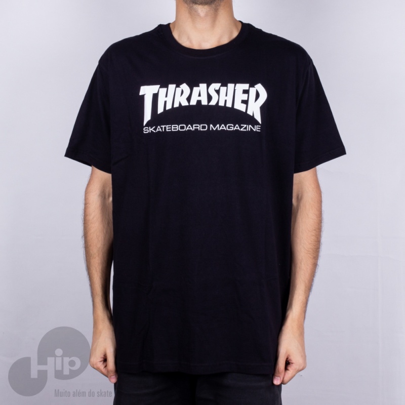 Camiseta Thrasher Skate Mag Large Preta