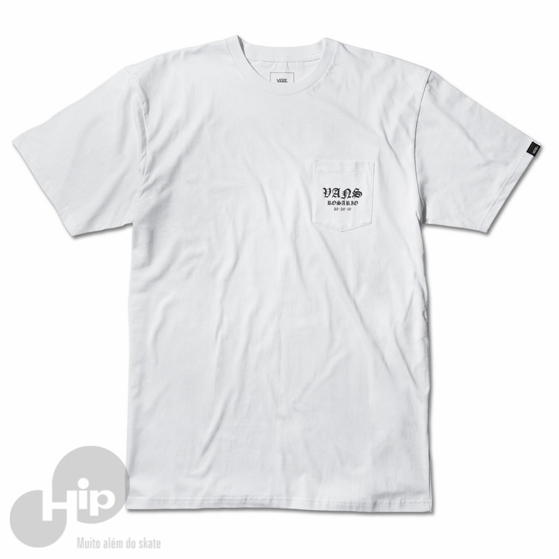 camiseta branca vans
